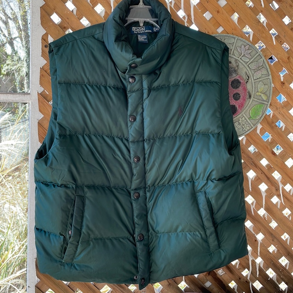 Vintage Polo Ralph Lauren Men’s Puffer Vest Down Filled XL
